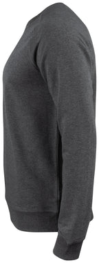 Clique Premium OC Roundneck – Antrasittmelert – venstre side