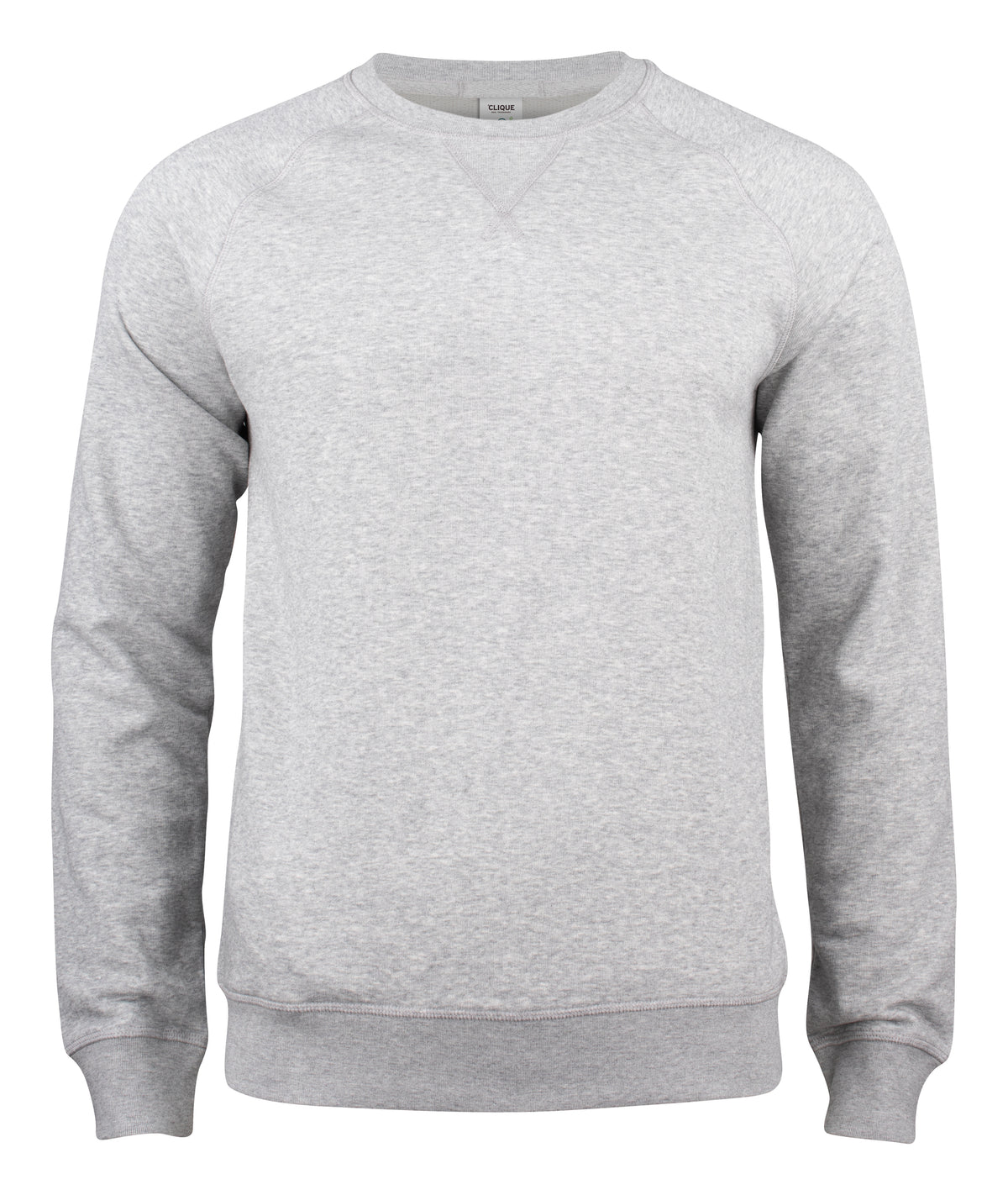 Clique Premium OC Roundneck – Gråmelert – forside