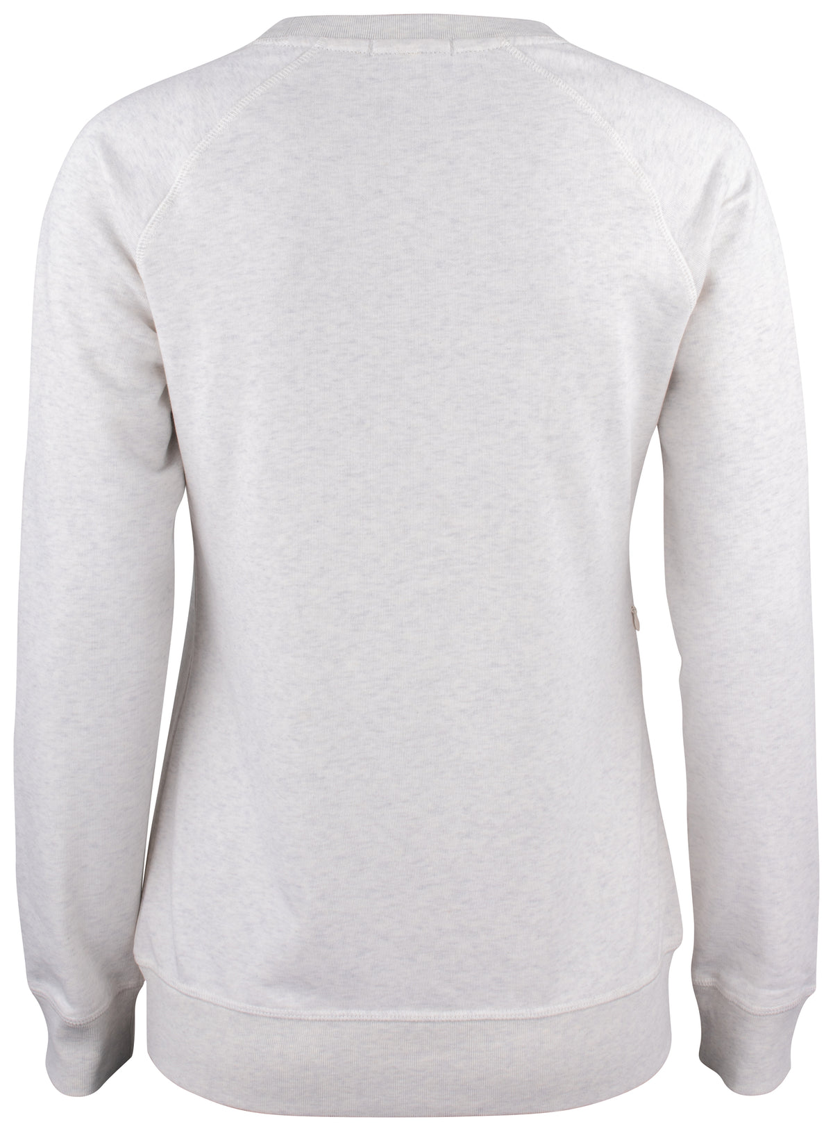 Clique Premium OC Roundneck – dame – Naturmelert – bakside