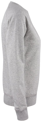 Clique Premium OC Roundneck – dame – Gråmelert – høyre side