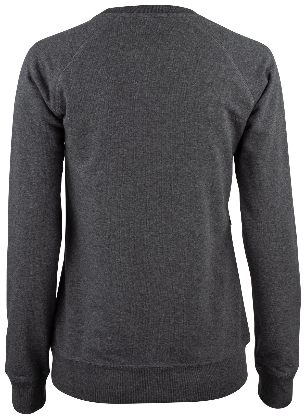 Clique Premium OC Roundneck – dame – Antrasittmelert – bakside