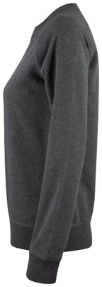 Clique Premium OC Roundneck – dame – Antrasittmelert – venstre side