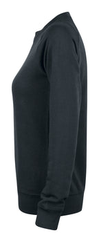 Clique Premium OC Roundneck – dame – Svart – venstre side