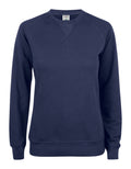 Clique Premium OC Roundneck – dame – Mørk marineblå – forside
