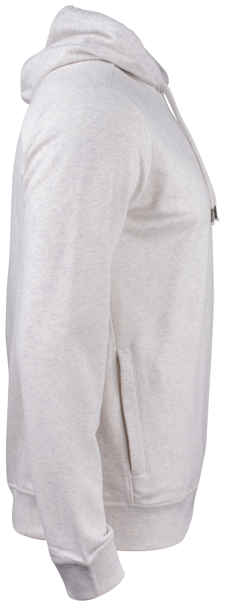 Clique Premium OC Hoody – Naturmelert – høyre side