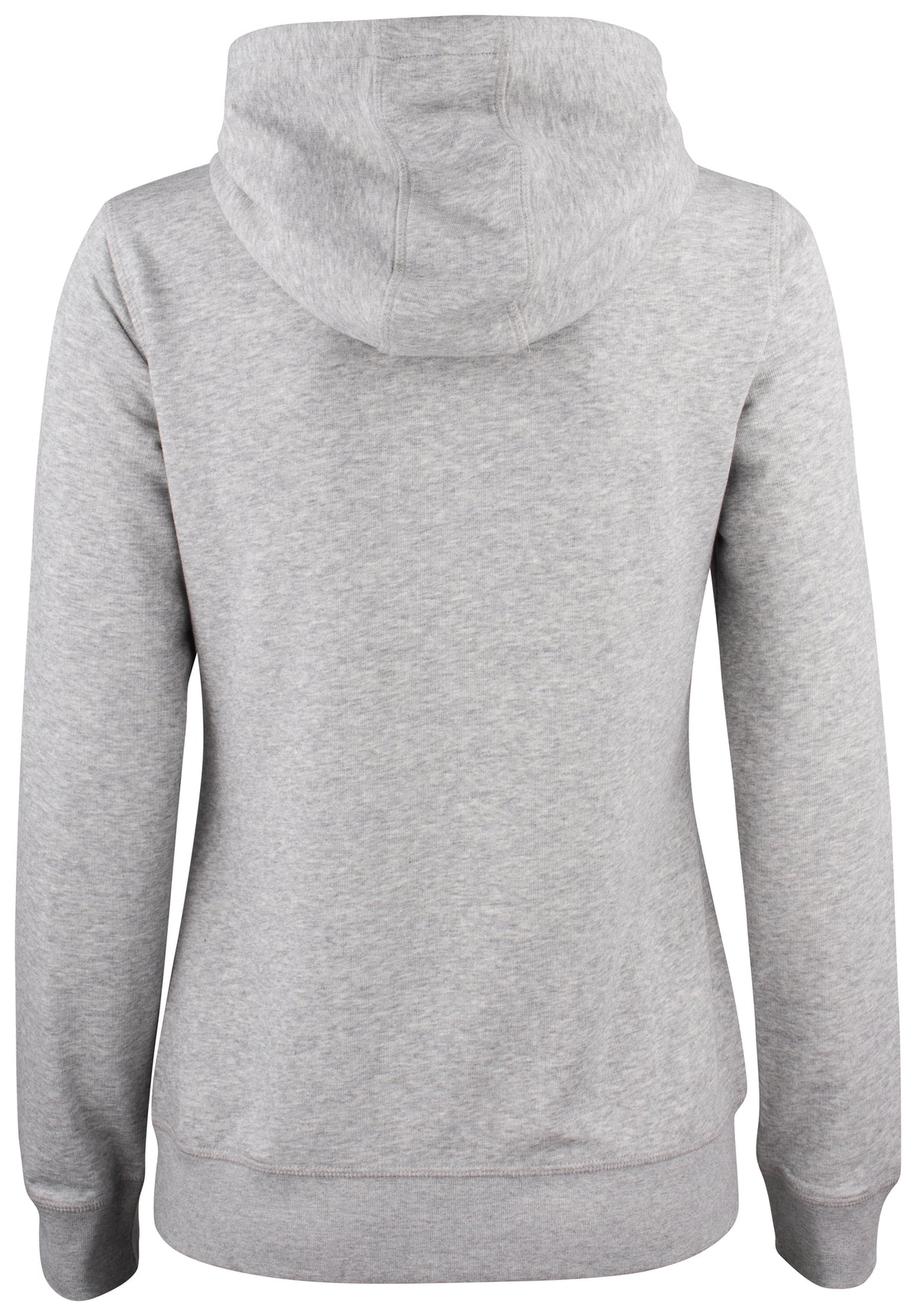 Clique Premium OC Hoody – dame – Gråmelert – bakside