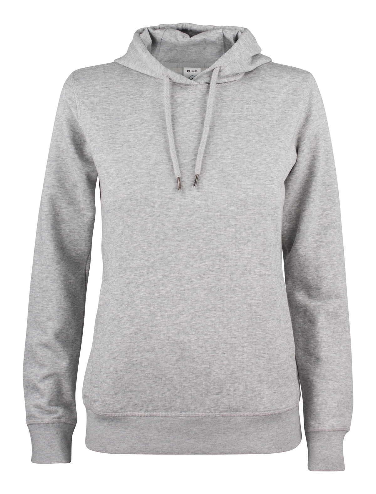 Clique Premium OC Hoody – dame – Gråmelert – forside