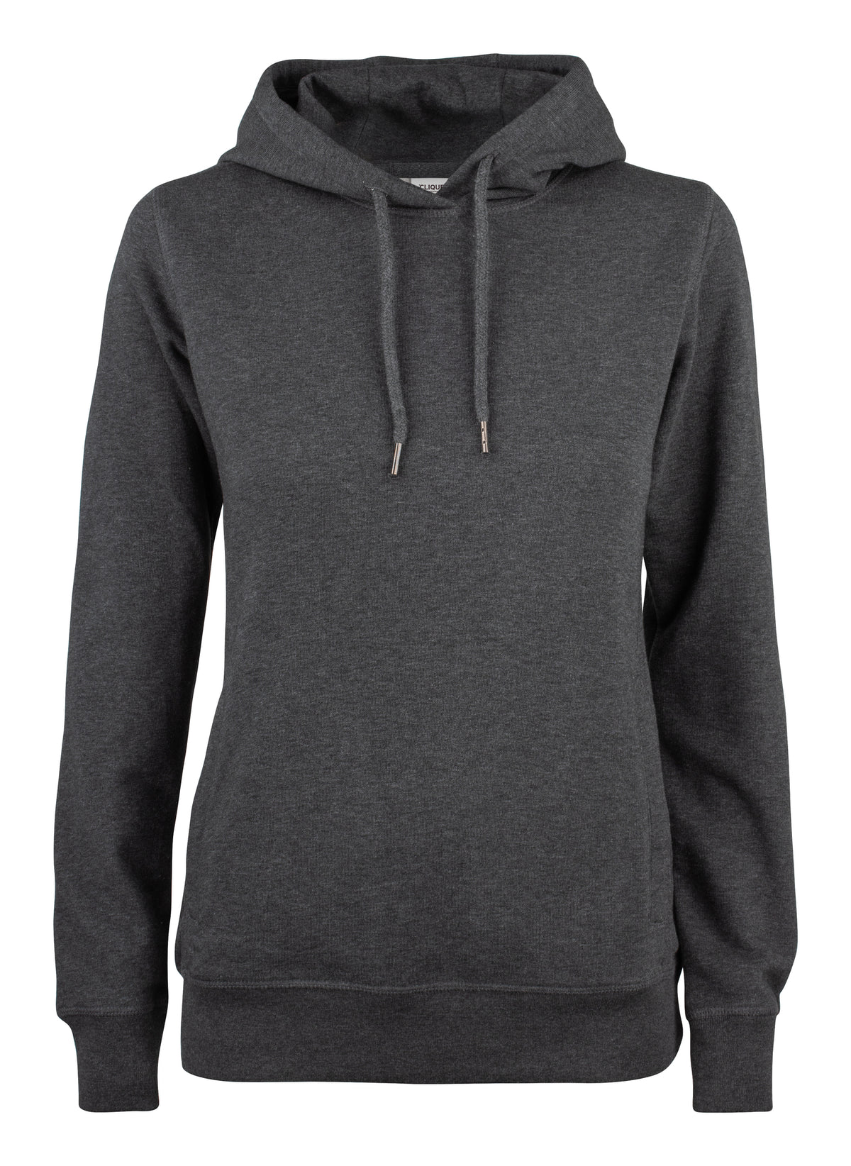Clique Premium OC Hoody – dame – Antrasittmelert – forside