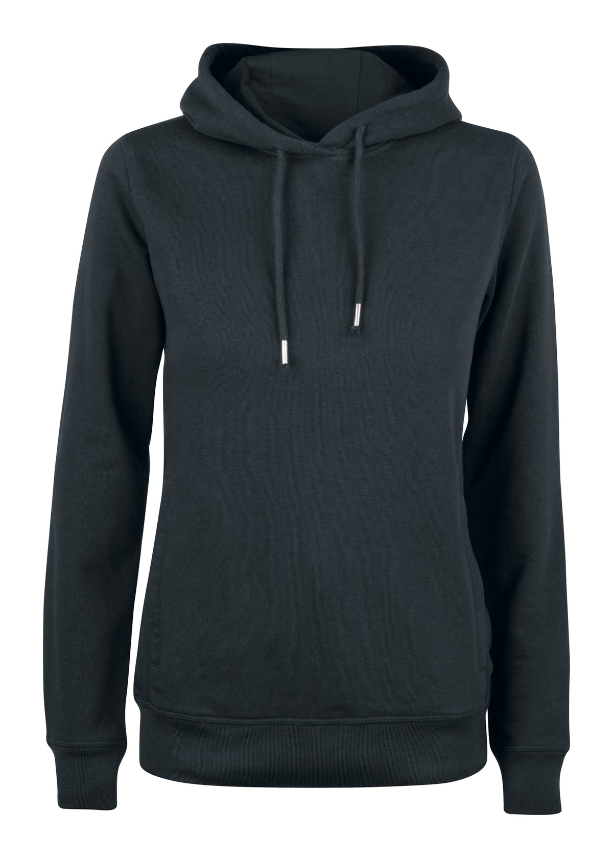 Clique Premium OC Hoody – dame – Svart – forside