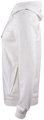Clique Premium OC Hoody Full Zip – Naturmelert – venstre side