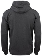 Clique Premium OC Hoody Full Zip – Antrasittmelert – bakside