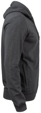 Clique Premium OC Hoody Full Zip – Antrasittmelert – høyre side