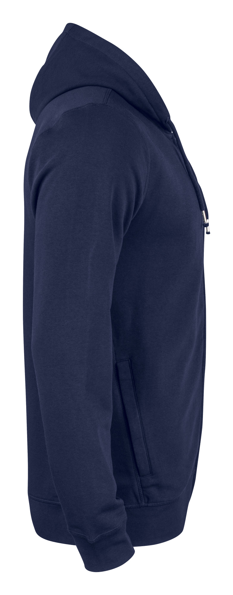 Clique Premium OC Hoody Full Zip – Mørk marineblå – høyre side