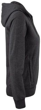 Clique Premium OC Hoody Full Zip – dame – Antrasittmelert – høyre side