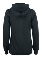 Clique Premium OC Hoody Full Zip – dame – Svart – bakside