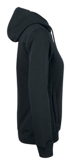 Clique Premium OC Hoody Full Zip – dame – Svart – høyre side