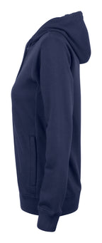 Clique Premium OC Hoody Full Zip – dame – Mørk marineblå – venstre side