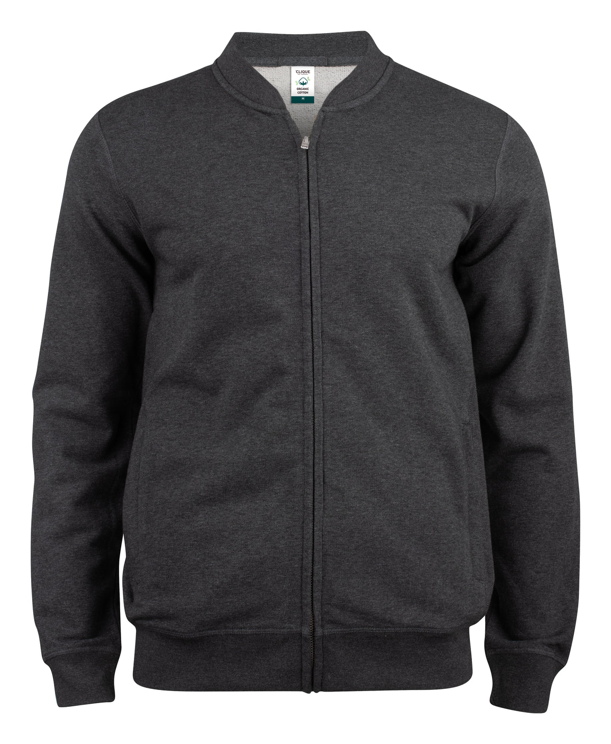 Clique Premium OC Cardigan – Antrasittmelert – forside