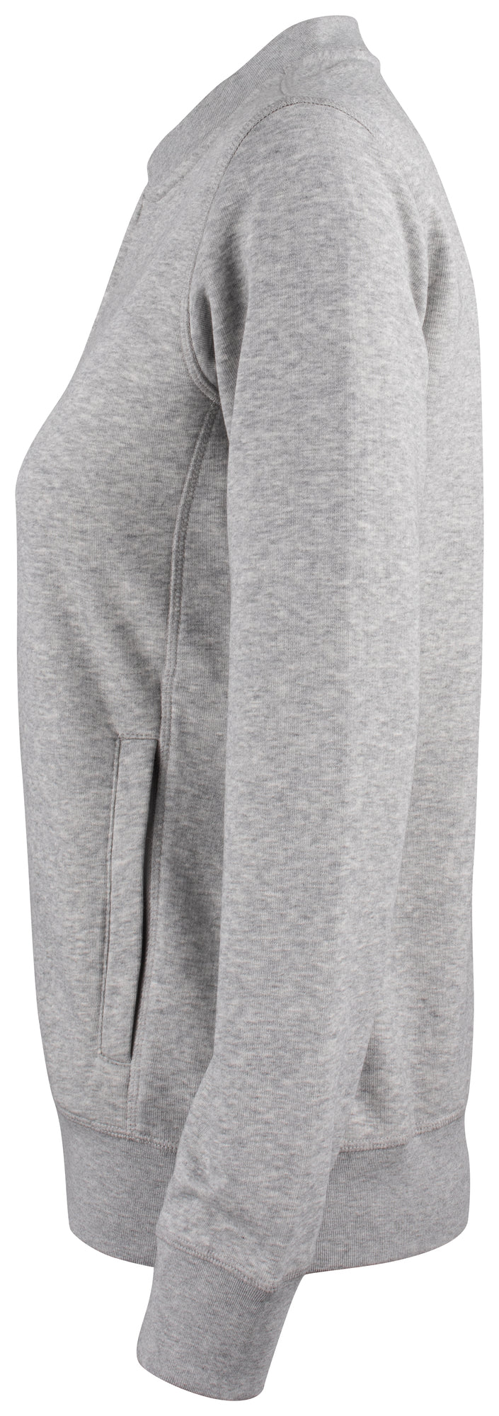Clique Premium OC Cardigan – dame – Gråmelert – venstre side
