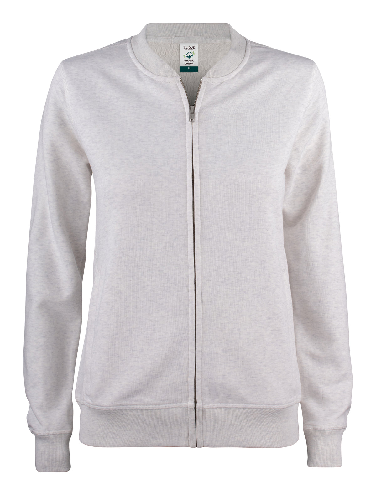 Clique Premium OC Cardigan – dame – Naturmelert – forside