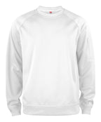 Clique Basic Active Roundneck – Hvit – forside