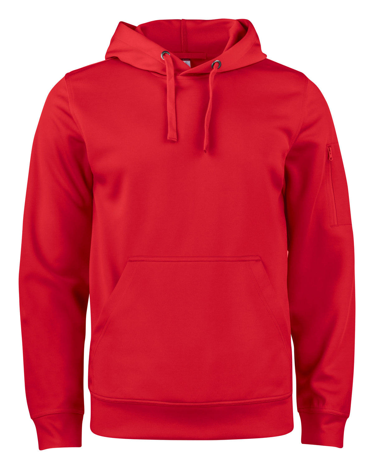 Clique Basic Active Hoody – Rød – forside