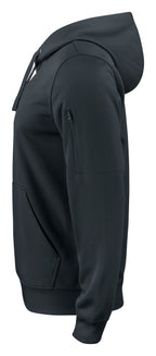 Clique Basic Active Hoody – Svart – venstre side