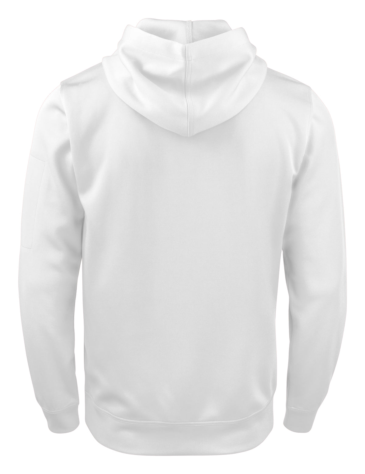 Clique Basic Active Hoody – Hvit – bakside