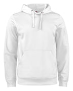Clique Basic Active Hoody – Hvit – forside