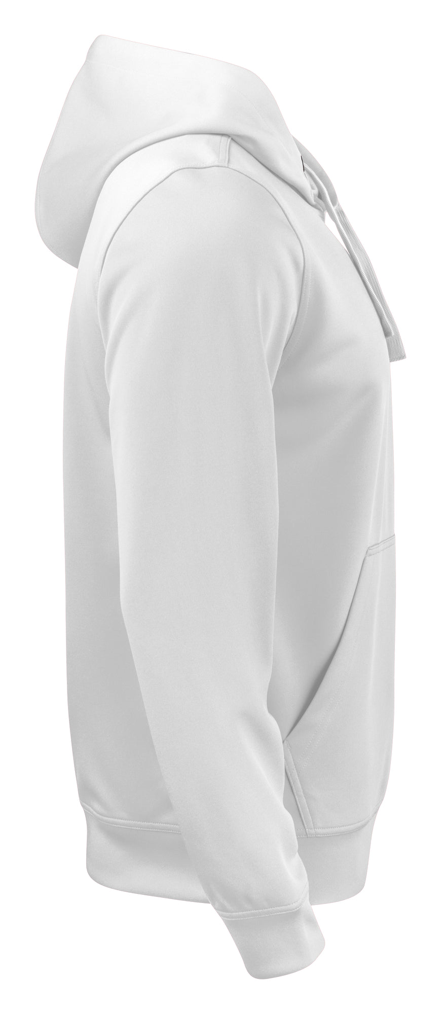 Clique Basic Active Hoody – Hvit – høyre side