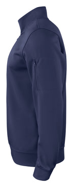 Clique Basic Active Half Zip – Mørk marineblå – venstre side