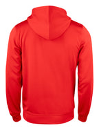 Clique Basic Active Hoody Full Zip – Rød – bakside