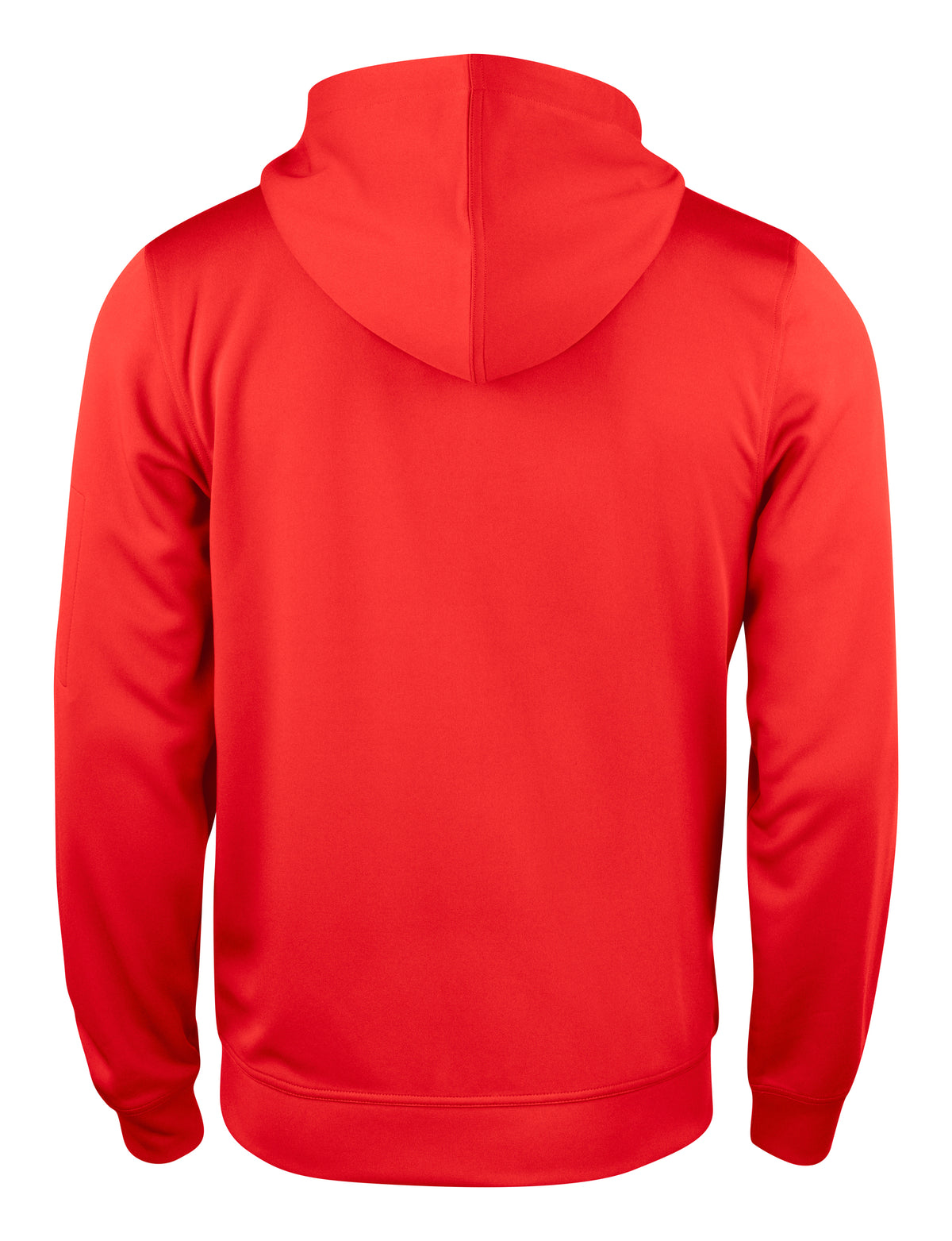 Clique Basic Active Hoody Full Zip – Rød – bakside