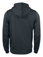 Clique Basic Active Hoody Full Zip – Svart – bakside