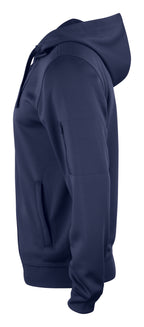 Clique Basic Active Hoody Full Zip – Mørk marineblå – venstre side