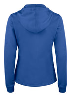 Clique Basic Active Hoody Full Zip – dame – Kongeblå – bakside