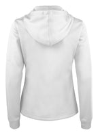 Clique Basic Active Hoody Full Zip – dame – Hvit – bakside