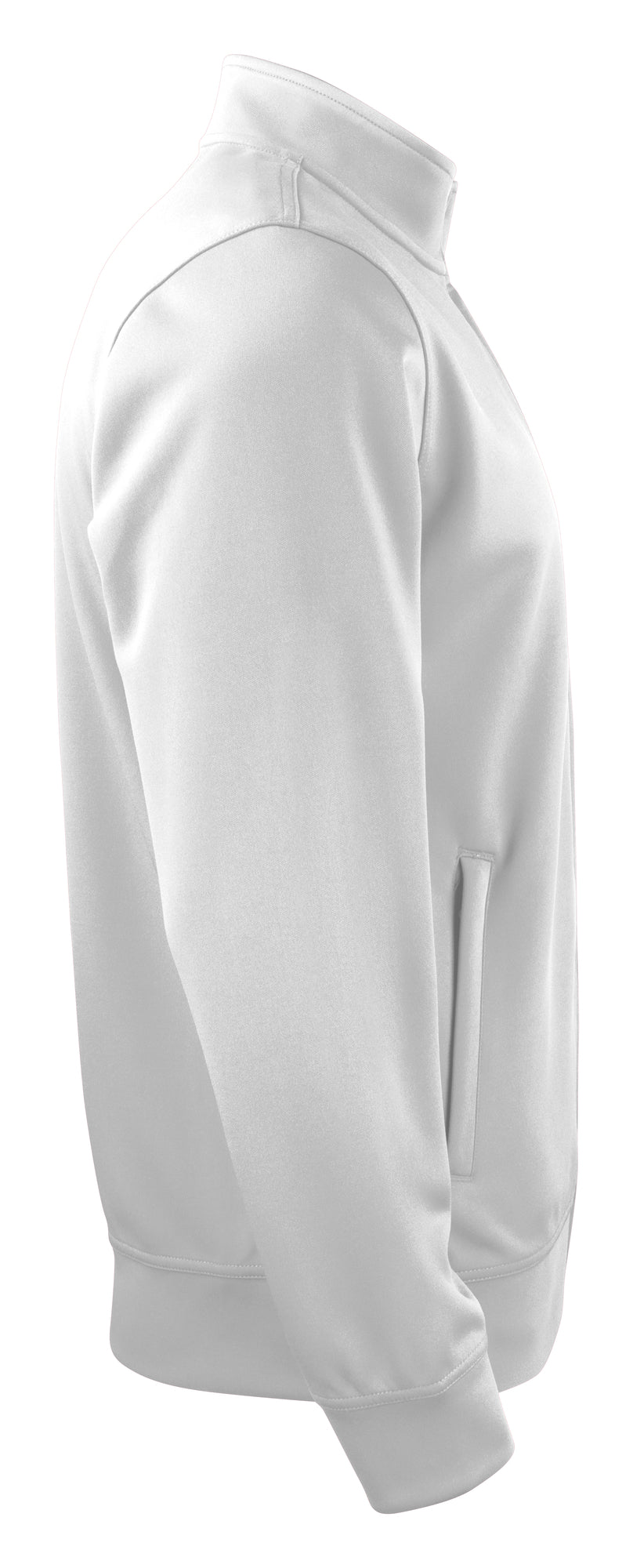 Clique Basic Active Cardigan – Hvit – høyre side