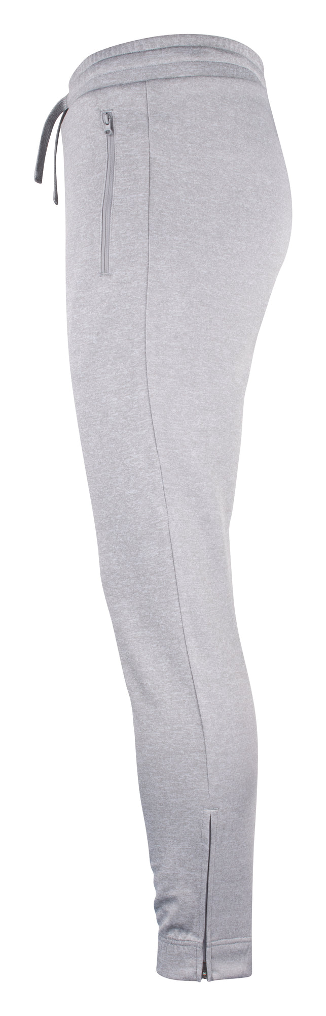 Clique Basic Active Pants – Gråmelert – venstre side