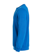 Clique Basic Roundneck – junior – Kongeblå – venstre side