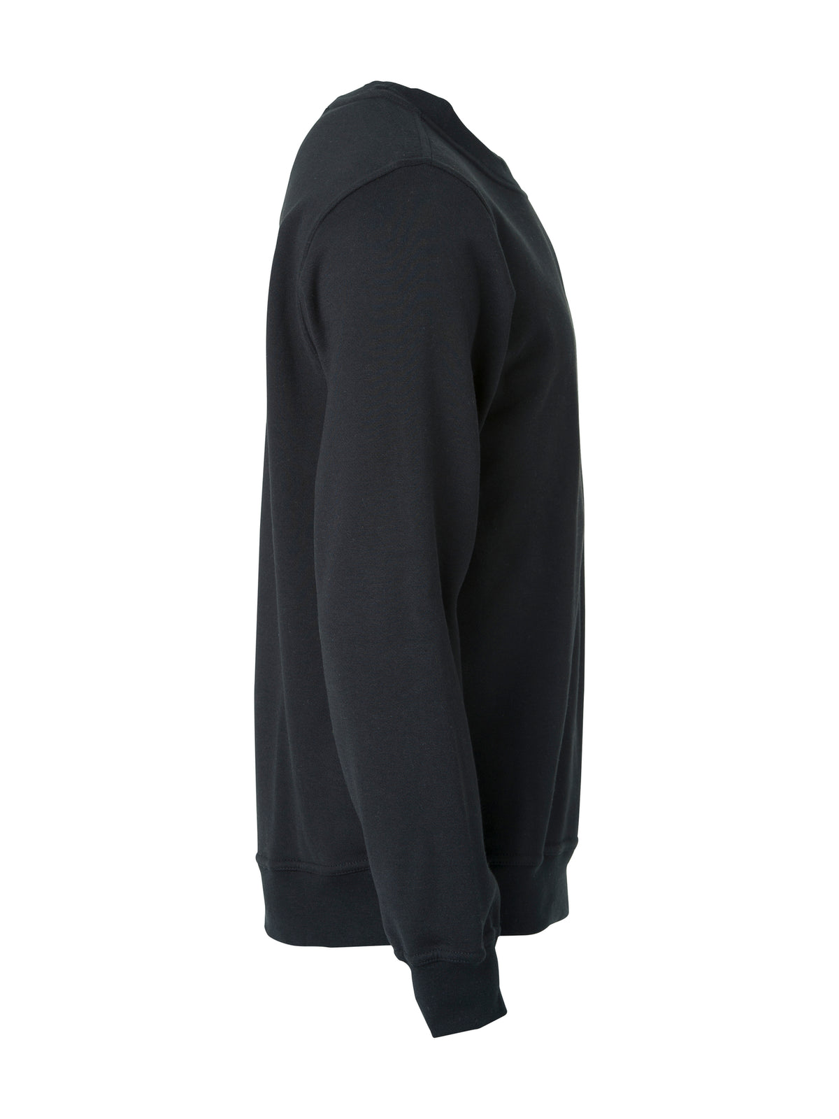 Clique Basic Roundneck – junior – Svart – høyre side