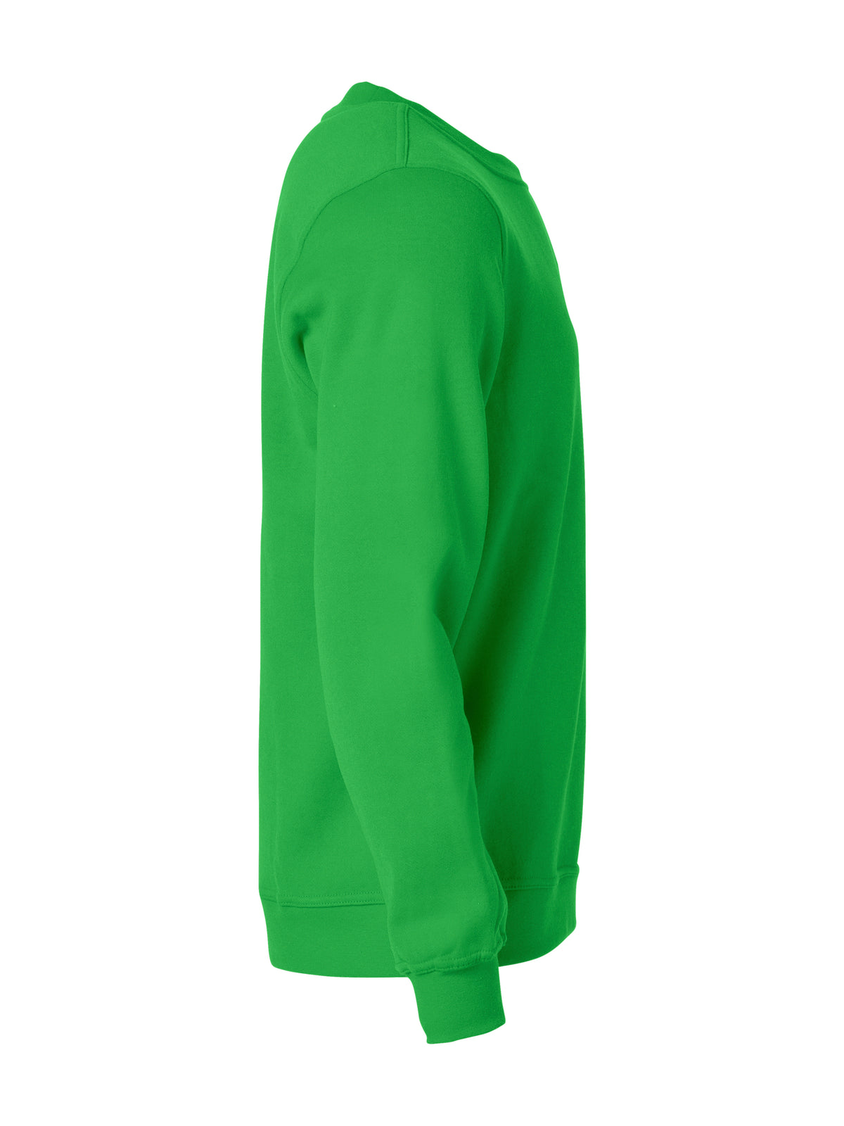 Clique Basic Roundneck – junior – Eplegrønn – høyre side