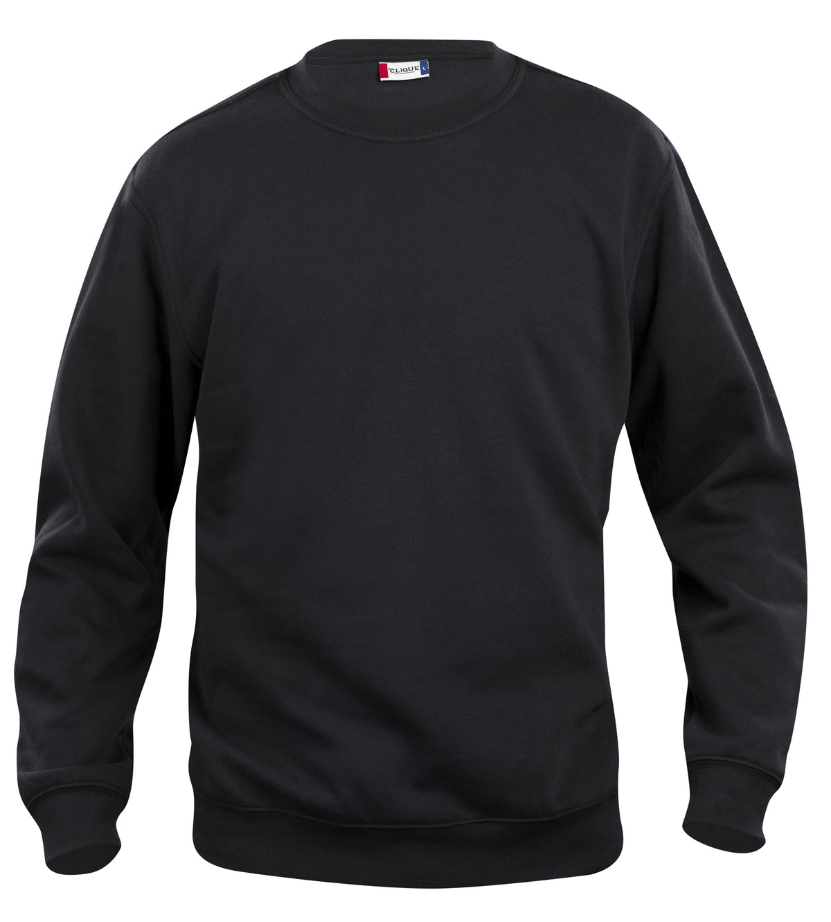Clique Basic Roundneck – junior – Svart – forside