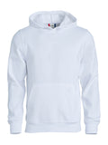 Clique Basic Hoody – junior – Hvit – forside