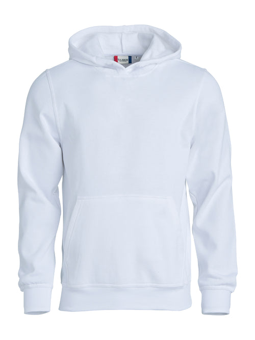 Clique Basic Hoody – junior – Hvit – forside