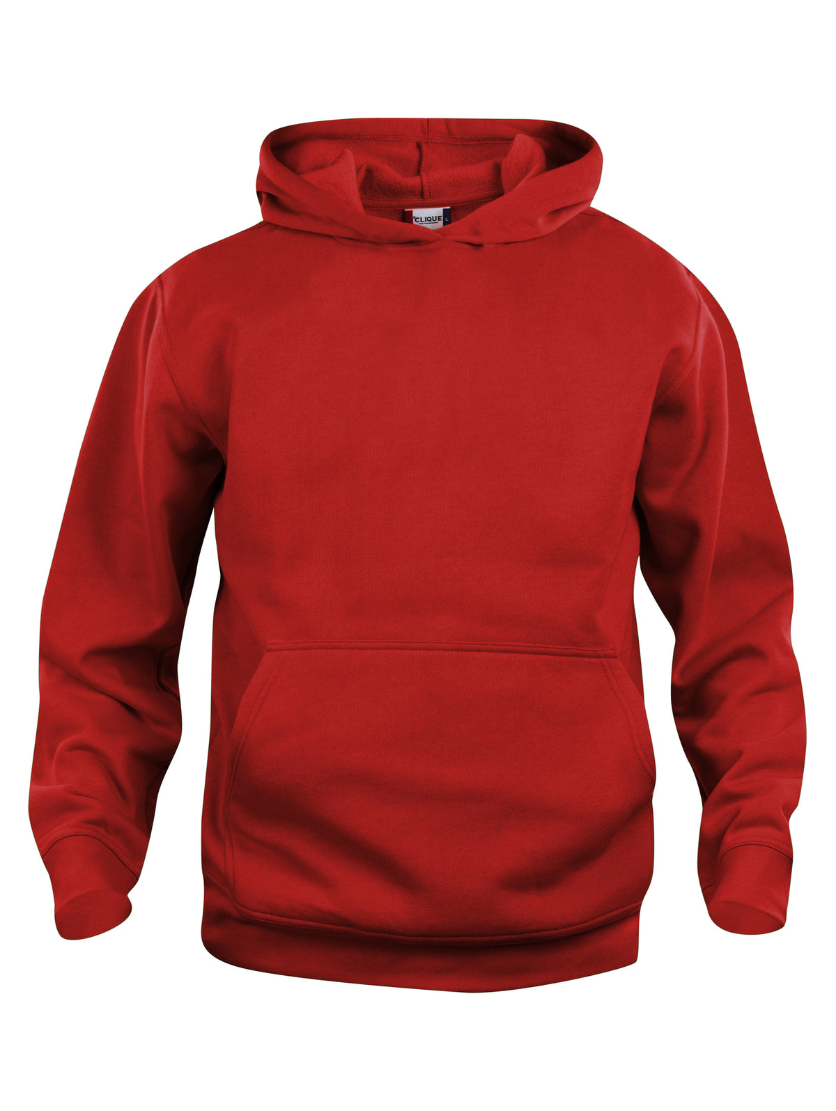 Clique Basic Hoody – junior – Rød – forside