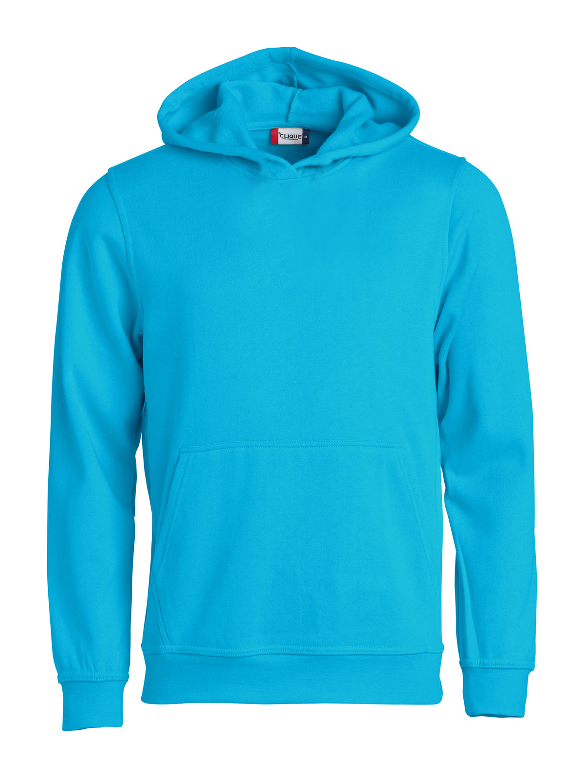 Clique Basic Hoody – junior – Turkis – forside