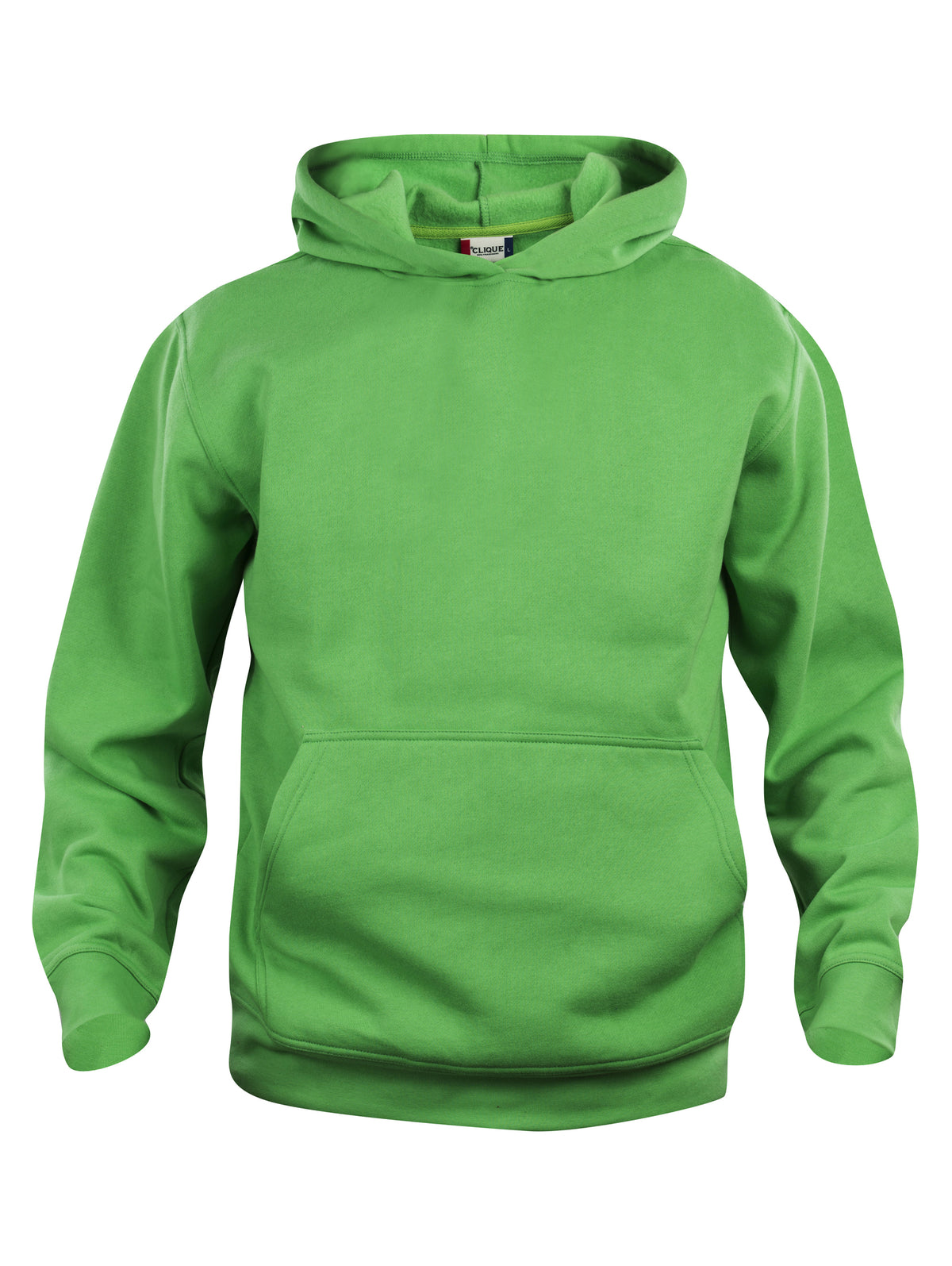 Clique Basic Hoody – junior – Eplegrønn – forside