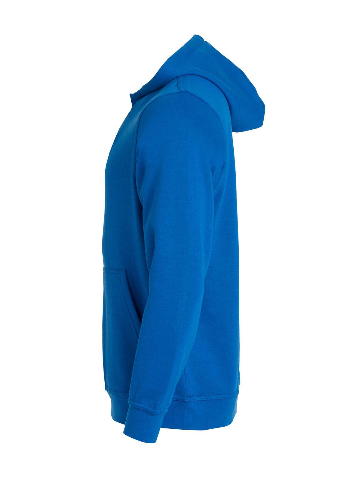 Clique Basic Hoody – junior – Kongeblå – venstre side
