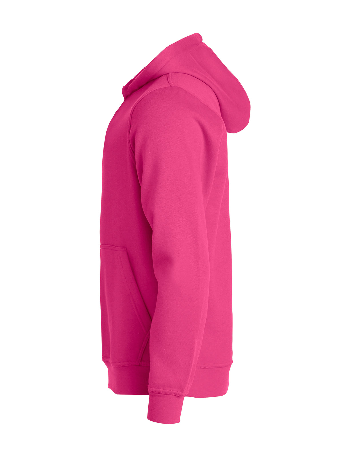 Clique Basic Hoody – junior – Cerise – venstre side